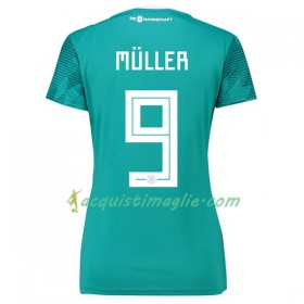 Divisa di Calcio Germania Müller 9 Donna Trasferta Mondiali 2018